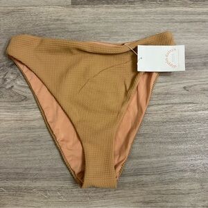 NWT Dippin' Daisy's Warm Tan seashore Bikini Bottom size medium